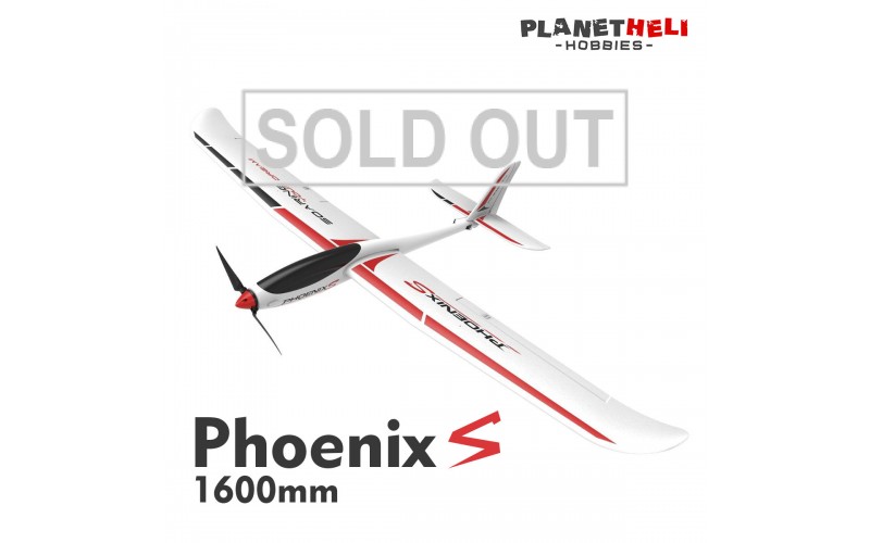 Volantex RC Phoenix S Glider 1600MM WS Streamline ABS Plastic Fuselage 742-7 PNP